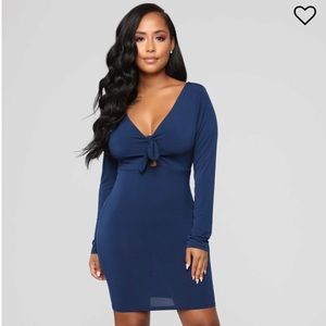 Navy Fashion Nova Dress